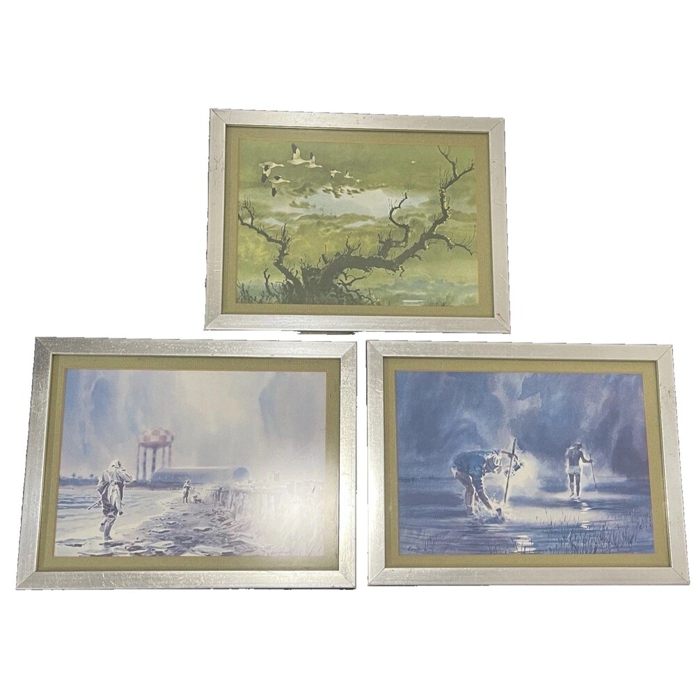 Framed Plaintiff's Exhibit Photographs New Jersey Court 1973 Set Of 3 Vintage